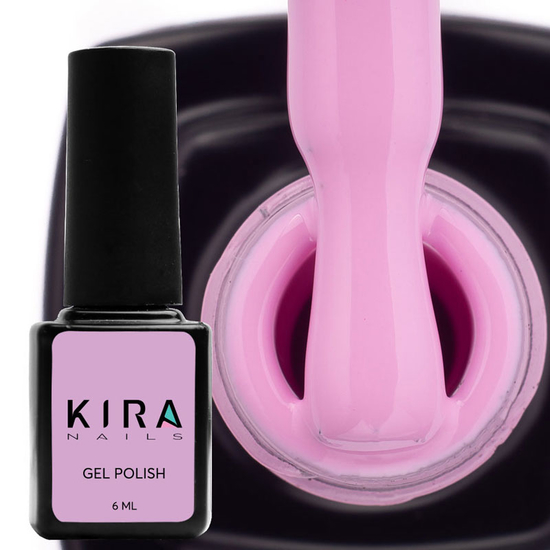 Гель-лак Kira Nails №103, (розово-лиловый, эмаль), 6 мл2