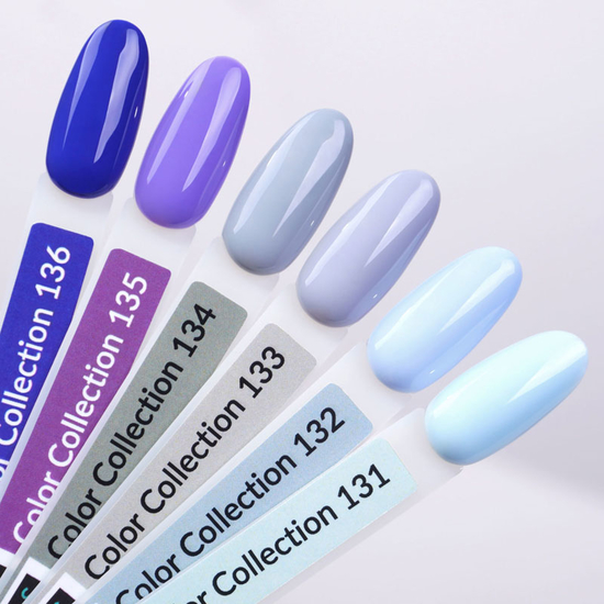 Гель-лак Kira Nails №132 (ніжно-блакитний, емаль), 6 мл4