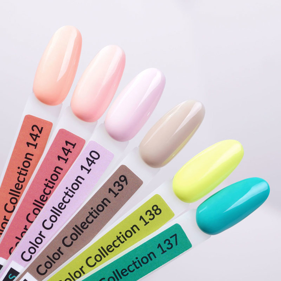 Гель-лак Kira Nails №140 (ніжно-рожевий, емаль), 6 мл4