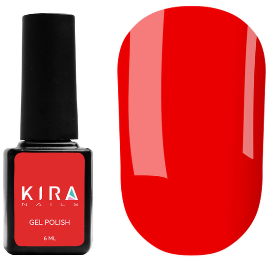 Гель-лак Kira Nails №172 (коралловый, неоновый), 6 мл