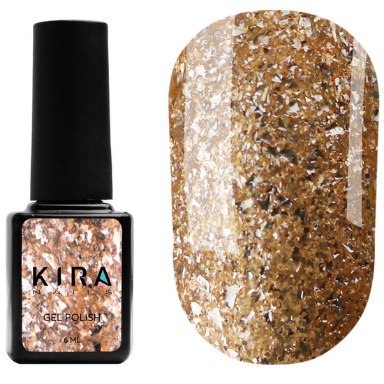 Гель-лак Kira Nails Shine Bright №005, 6, Колір: 005, Колір: Золотистий
