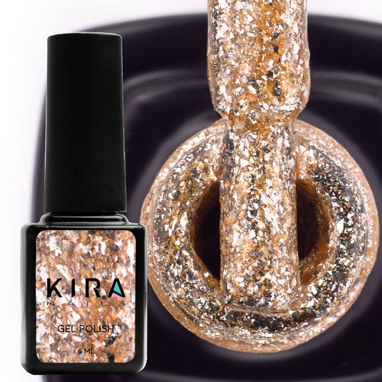 Гель-лак Kira Nails Shine Bright №005, 6, Колір: 005, Колір: Золотистий3