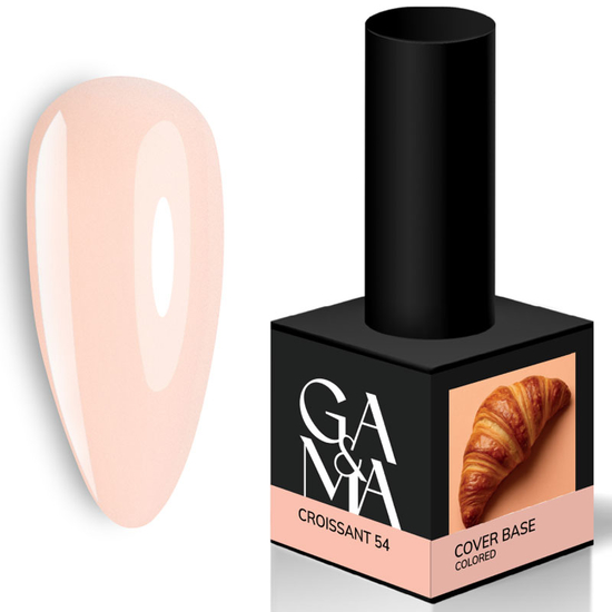 Кольорова база GA&MA Cover base Colored 054 Croissant 15 мл, Об`єм: 15 мл, Колір: 054