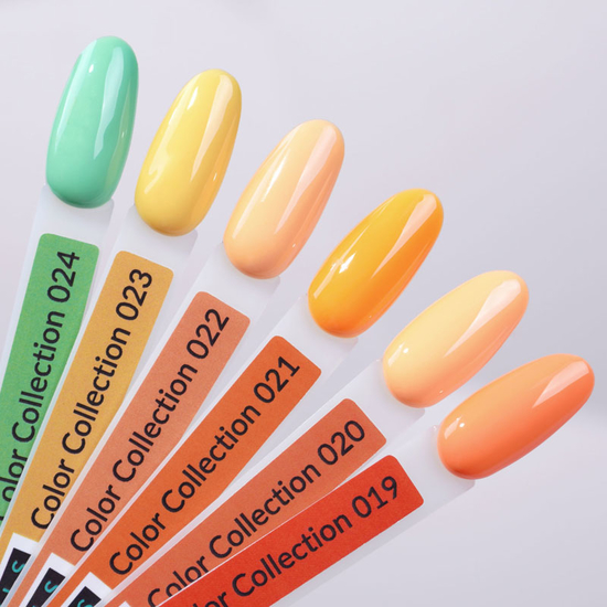 Гель-лак Kira Nails №020 (розово-персиковый, неоновый), 6 мл4