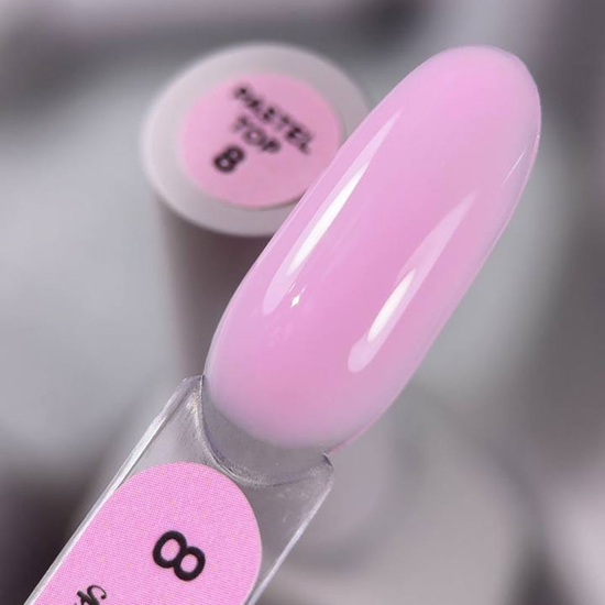 Топ без липкого шару SAGA Pastel Top №08 10 мл, Колір: 08