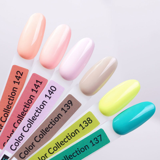Гель-лак Kira Nails №141 (бежево-розовый, эмаль), 6 мл4