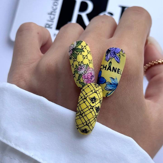 Пластина для стемпінгу RichColor-138, Колір: 1382
