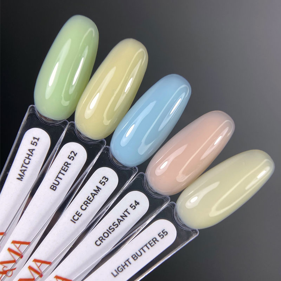 Кольорова база GA&MA Cover base Colored 055 Light Butter 15 мл, Об`єм: 15 мл, Колір: 0552