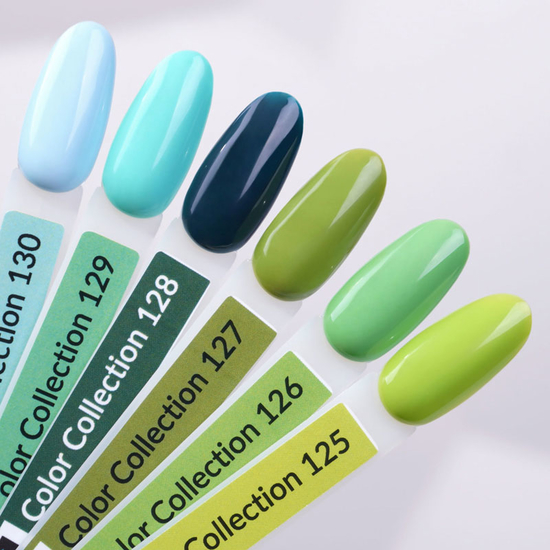 Гель-лак Kira Nails №128 (темно-зеленый, эмаль), 6 мл4