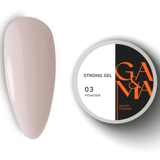 Гель для укрепления и наращивания GaMa Strong Gel №003 50 мл, Объем: 50 мл, Цвет: 003