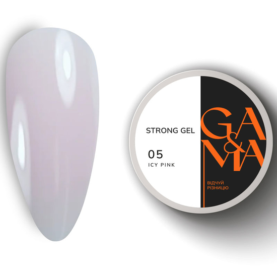 Гель для укрепления и наращивания GaMa Strong Gel №005 50 мл, Объем: 50 мл, Цвет: 005