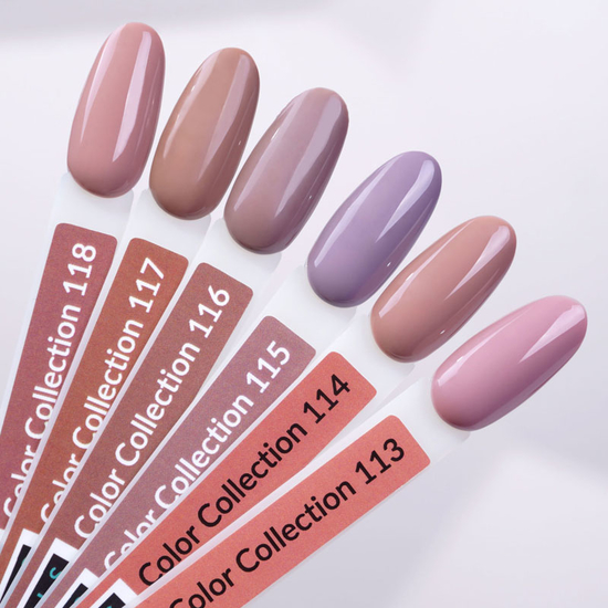 Гель-лак Kira Nails №116 (серо-розовый, эмаль), 6 мл4