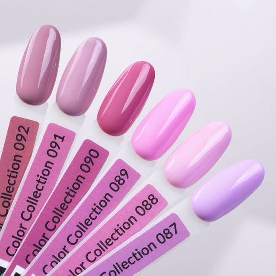 Гель-лак Kira Nails №091 (лилово-розовый, эмаль), 6 мл4