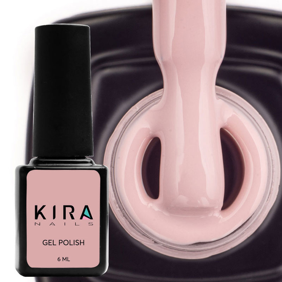 Гель-лак Kira Nails №046 (светлый бежево-розовый, эмаль), 6 мл3