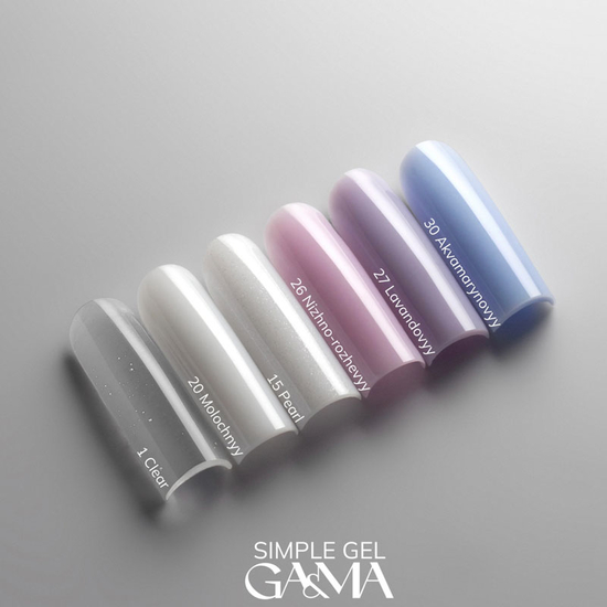 Гель для укрепления и наращивания GaMa Simple Gel №020 50 мл, Объем: 50 мл, Цвет: 0204