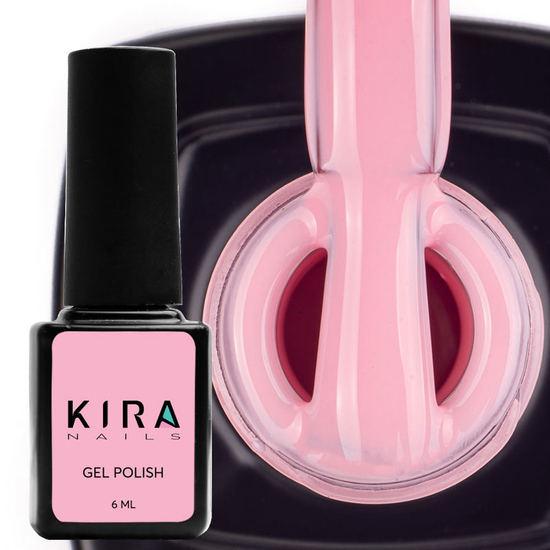 Гель-лак Kira Nails №008 (яскраво-рожевий для френча, емаль), 6 мл2