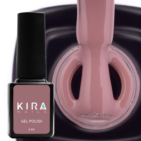 Гель-лак Kira Nails №116 (серо-розовый, эмаль), 6 мл2