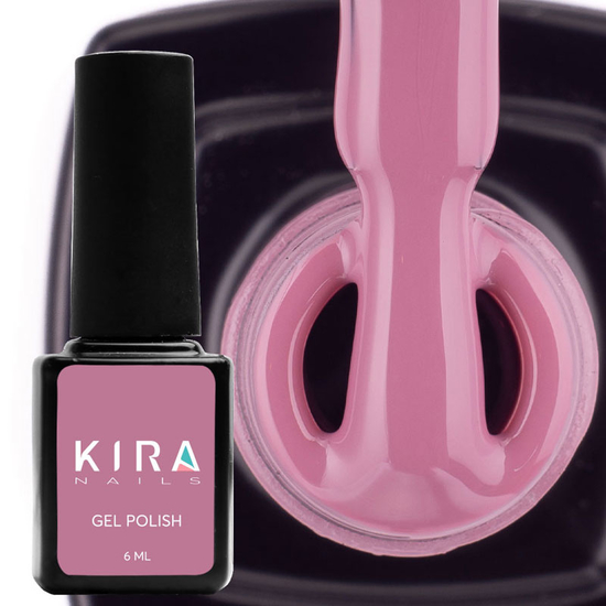 Гель-лак Kira Nails №092 (темно-сиреневый, эмаль), 6 мл2