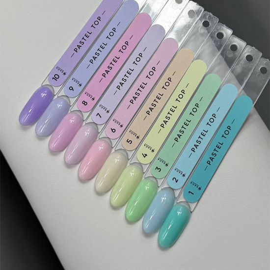 Топ без липкого шару SAGA Pastel Top №01 10 мл, Колір: 012