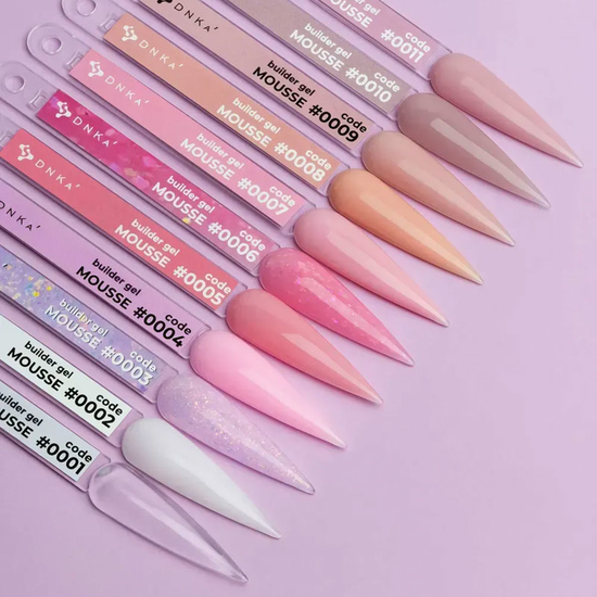 Гель для наращивания DNKa Builder Gel Mousse №0001 30 мл, Объем: -30 мл, Цвет: 00012