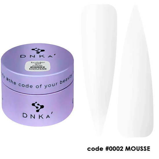 Гель для наращивания DNKa Builder Gel Mousse №0002 30 мл, Объем: -30 мл, Цвет: 0002