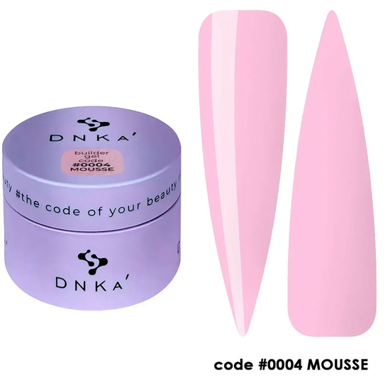 Гель для наращивания DNKa Builder Gel Mousse №0004 30 мл, Объем: -30 мл, Цвет: 0004