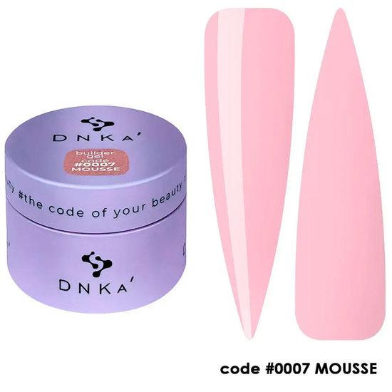 Гель для наращивания DNKa Builder Gel Mousse №0007 30 мл, Объем: -30 мл, Цвет: 0007