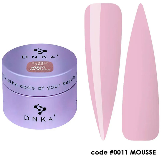 Гель для наращивания DNKa Builder Gel Mousse №0011 30 мл, Объем: -30 мл, Цвет: 0011