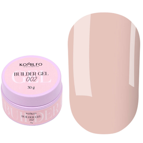 Гель для нарощування Komilfo Builder Gel 002 30 г, Об`єм: 30 г, Колір: 0022
