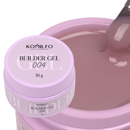 Гель для нарощування Komilfo Builder Gel 004 30 г, Об`єм: 30 г, Колір: 004