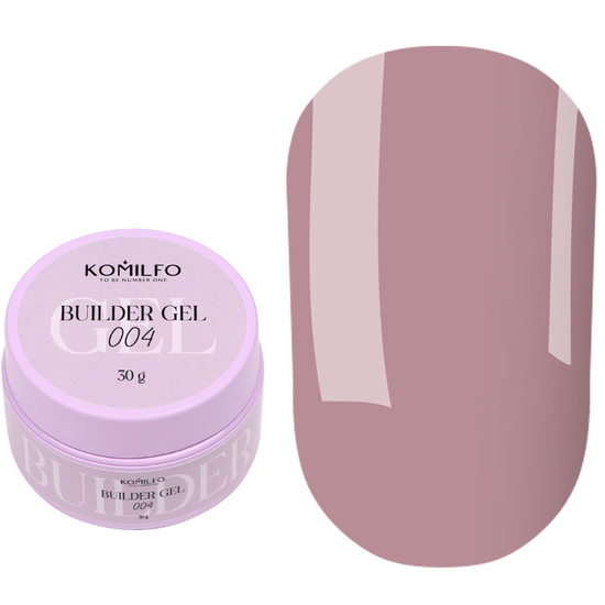 Гель для нарощування Komilfo Builder Gel 004 30 г, Об`єм: 30 г, Колір: 0042
