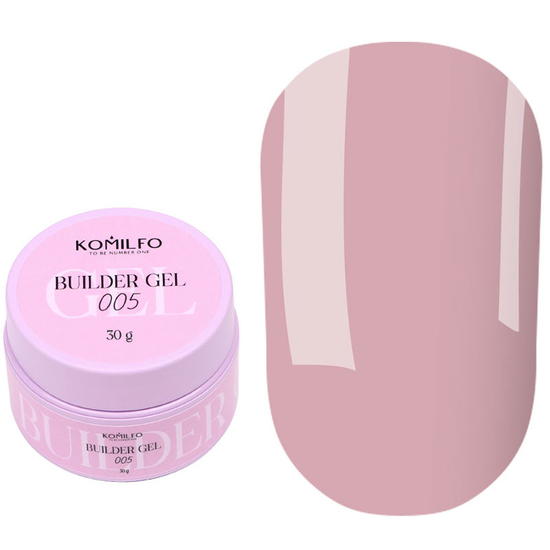 Гель для нарощування Komilfo Builder Gel 005 30 г, Об`єм: 30 г, Колір: 0053