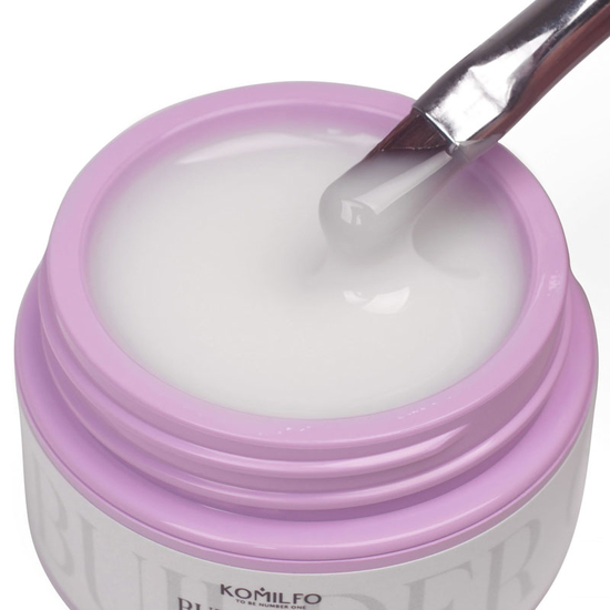 Гель для нарощування Komilfo Builder Gel Milky 15 г, Об`єм: 15 г, Колір: Milky3