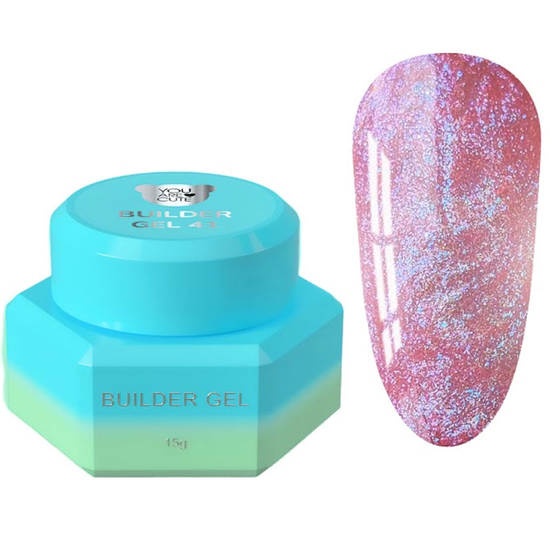 Гель для нарощування You Are Cute Builder Gel №41 15 мл, Об`єм: 15 мл
, Колір: 41