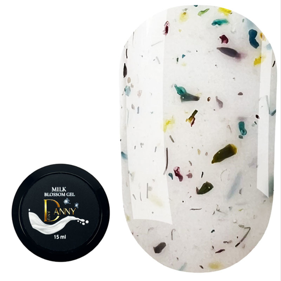 Гель із сухоцвітами DANNY Milk Blossom Gel №9 15 мл, Колір: 09