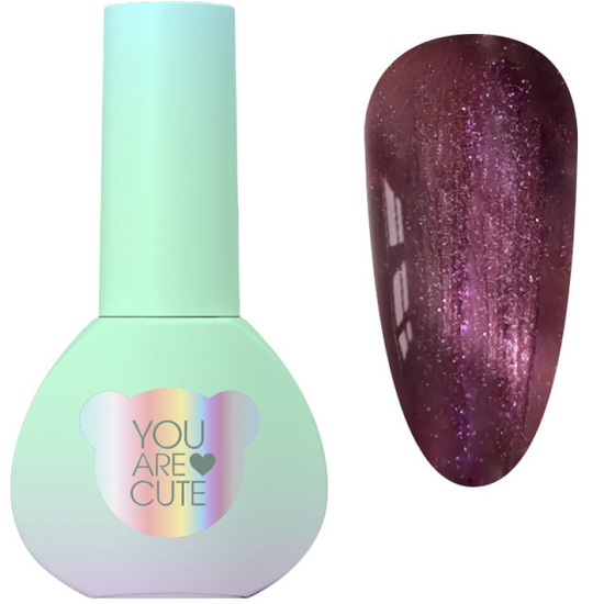 Гель-лак You Are Cute Color Gel 118 світловідбиваючий з ефектом котяче око 5 мл, Колір: 118