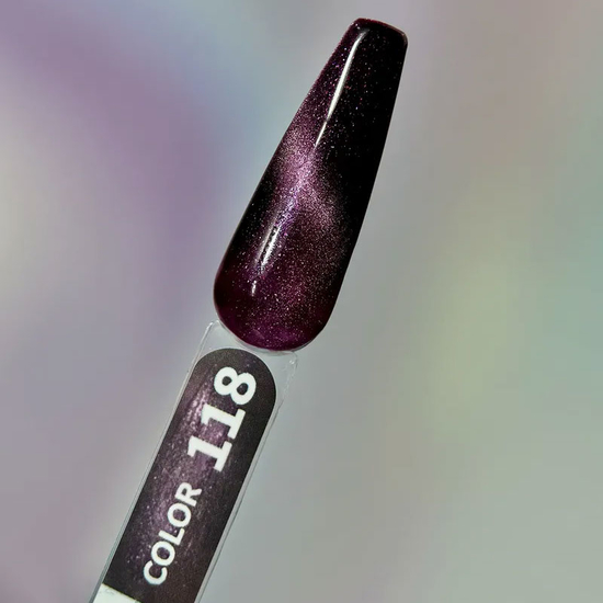 Гель-лак You Are Cute Color Gel 118 світловідбиваючий з ефектом котяче око 5 мл, Колір: 1183