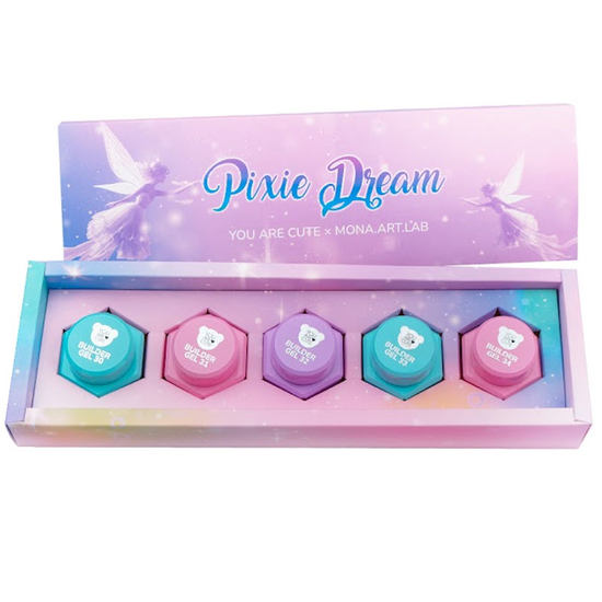 Набір білдер гелів You Are Cute PIXIE DREAM Collection By Mona.Art.Lab 5 шт