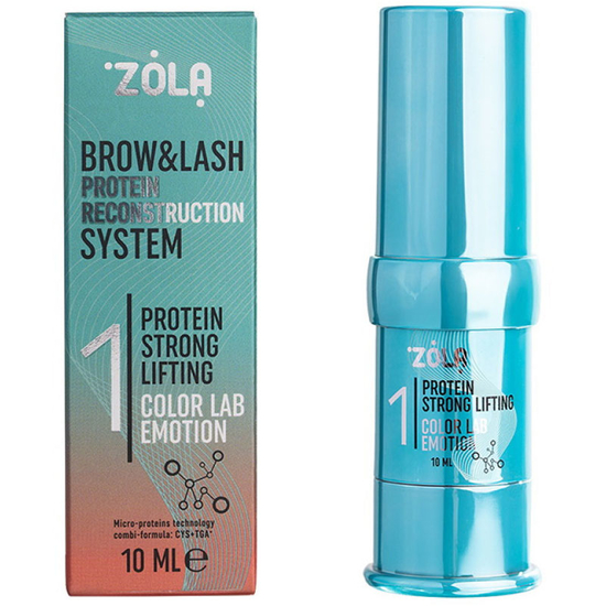 Состав для ламинирования ZOLA EMOTION COLOR LAB 01 PROTEIN STRONG LIFTING 10 мл, Цвет: 01