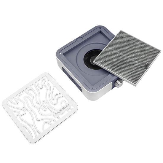 Витяжка для манікюру MUSSON X2 72 Вт GRAPHITE, Колір: Graphite3