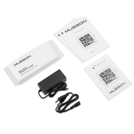 Витяжка для манікюру MUSSON X3 72 Вт SILVER, Колір: Silver5