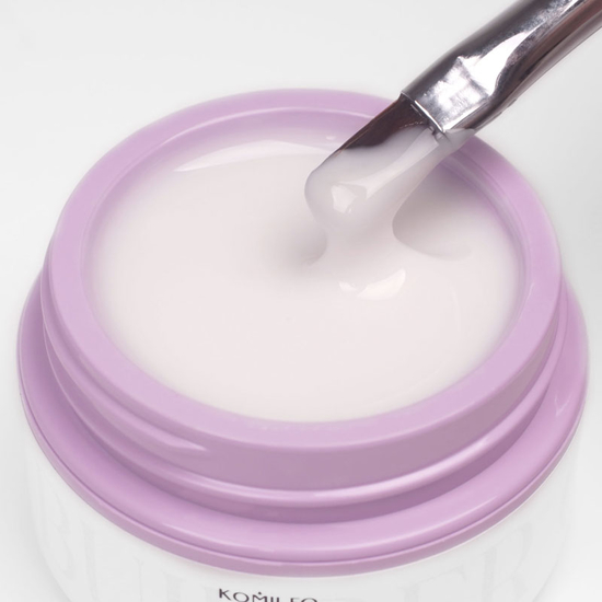 Гель для нарощування Komilfo Builder Gel White 15 г, Об`єм: 15 г, Колір: White3