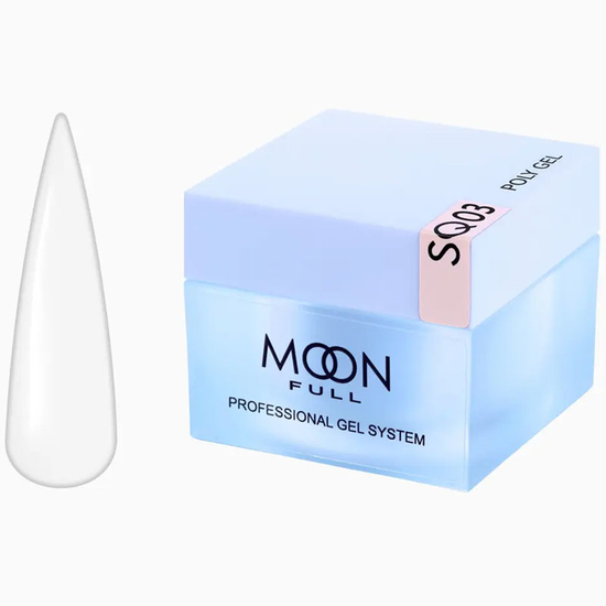 Полігель для нарощування нігтів Moon Full Poly Gel SQ03 30 мл, Об`єм: 30 мл
, Колір: SQ03