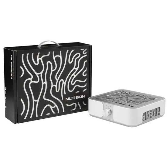 Вытяжка для маникюра MUSSON X2 72 Вт SILVER, Цвет: Silver4