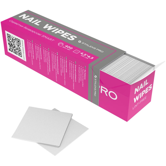 Салфетки безворсовые STALEKS PRO SMART 400 шт