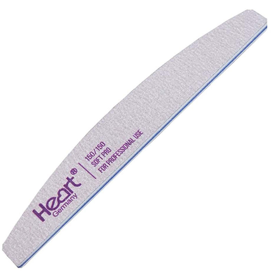 Пилка для ногтей Heart Half SOFT PRO 150/150, Абразивность: 150/150