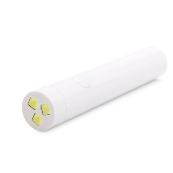 Ультрафиолетовый фонарик для маникюра на аккумуляторе и USB Led-11 3 Вт White3