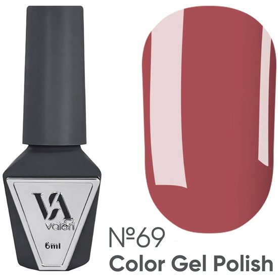 Гель-лак Valeri №069 (карамель, емаль), 6 мл