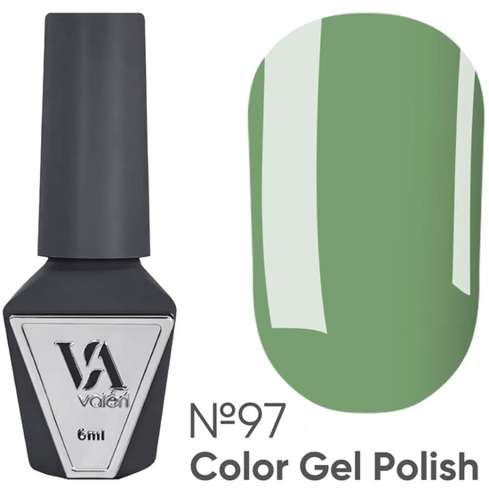 Гель-лак Valeri №097 (травянистый, эмаль), 6 мл