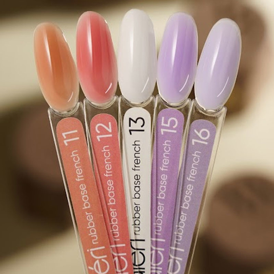 Valeri French base №016 (світлий сіро-ліловий, емаль), 6 мл, Об`єм: 6 мл, Колір: 0162